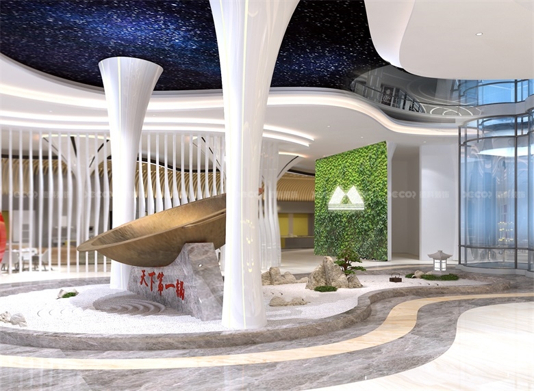 在企業(yè)展廳裝修設計中，如何運用品牌元素和視覺識別系統？