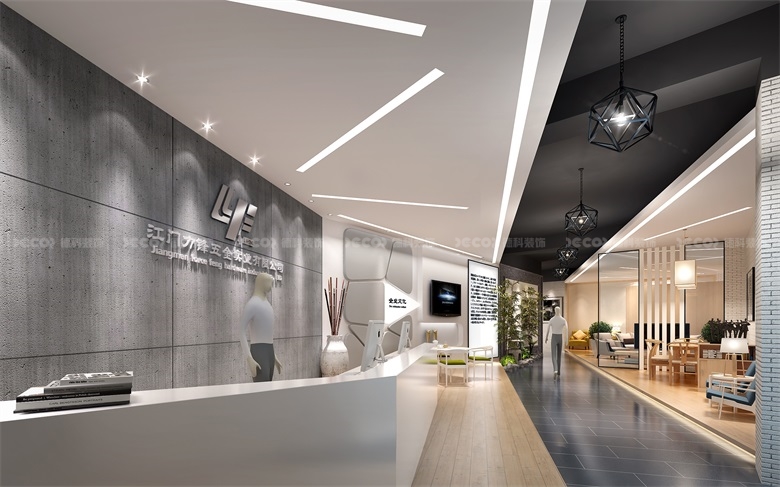 在企業(yè)展廳裝修設計中，如何合理運用植物和綠化元素？